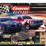 Pista Carrera GO Street Legends 1:43 con loop e muscle car americane
