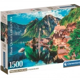 puzzle 1500 pezzi hallstatt – confezione compatta ed ecologica