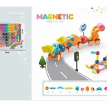 Costruzioni magnetiche 3D, 80 pezzi