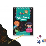 Foglietti colorati da grattare 10×14 cm, 10 pezzi