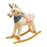 Unicorno a dondolo con effetti arcobaleno 74 × 33 × 65 cm