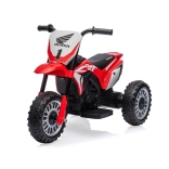 Triciclo elettrico per bambini Honda CRF 450R rosso