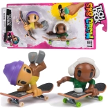 Tech Deck Sk8 Crew – set di 2 fingerboard e 2 figure, serie 1