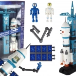 Giocattolo Missione Spaziale Razzo Astronauti Lanciatore 15 pezzi