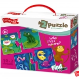 Far Far Land Puzzle casa di abbinamento animali