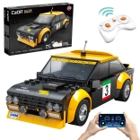Set di costruzione CaDA RC auto da corsa FIAT ABARTH 131, 216 pezzi, Dual Mode