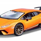Modello in metallo BBURAGO 1:24 LAMBORGHINI Huracán Performante arancione