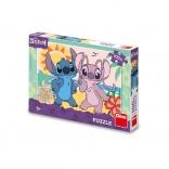 Puzzle Dino Stitch sulla spiaggia 100 XL pezzi