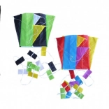 Aquilone Volante Colorato in Nylon 60x45 cm