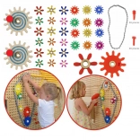 Masterkidz set di ingranaggi e catena per pannello STEM, 79 pezzi