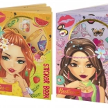 Libro con adesivi – vesti la tua bambola A5