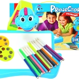 Proiettore 3 in 1 per bambini con dinosauri e stencil