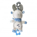 Giocattolo di peluche per bambini con carillon e clip BABY MIX alce