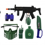 Set militare mitragliatrice con accessori 32 cm