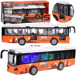 Giocattolo autobus con porte apribili ed effetti luminosi 1:16