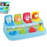 Gioco a incastri con animaletti a scatto – giocattolo interattivo per bambini