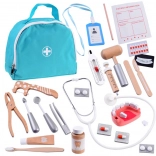 Set da dentista in legno per bambini con accessori