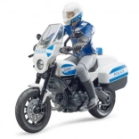 Bruder moto della polizia Ducati Scrambler con pilota