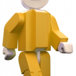 Seváček giallo – figurina della mascotte SEVA (grande e piccola)