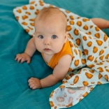 Set 2 pannolini mussola Blue Leopard di Tommy Lise