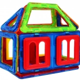 Mini costruzioni magnetiche per bambini 3+ – pezzi colorati, 13 pz con campionario architettonico