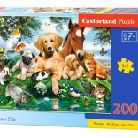 Puzzle 200 pezzi Summer Pals
