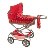 Carrozzina profonda in vimini per bambole Monika 90 × 40 × 70 cm