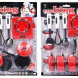 Set di stoviglie per bambini con fornello – set da cucina per piccoli chef