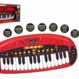 Pianola per bambini ROCK STAR con 31 tasti