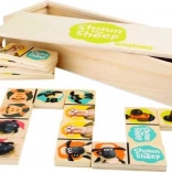 Domino in legno Pecora Shaun