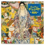Calendario con appunti con immagini di Gustav Klimt 2026