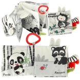 Libretto sensoriale in tessuto ANIMAL KINGDOM – gufo