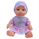 Bambola bebè viola 22 cm