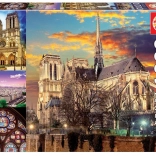 Puzzle Notre Dame collage 1000 pezzi
