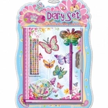 Pecoware diario con lucchetto e penna – Farfalle