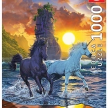 EDUCA puzzle unicorni sulla spiaggia – 1000 pezzi