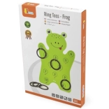 Gioco in legno lancio degli anelli – rana