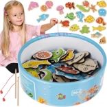 Gioco magnetico Pesca dei pesciolini 22 pz