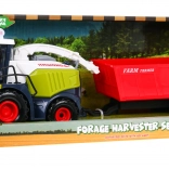 Mietitrebbia interattiva con rimorchio e tubo di scarico, effetti luminosi e sonori, 3+