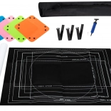 Tappetino in feltro per puzzle da 500 a 2000 pezzi con tubo gonfiabile