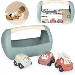 Little Smoby set di macchinine in scatolina portatile