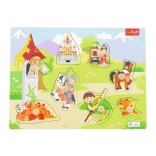 Puzzle in legno medio – castello, 8 pezzi