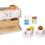 Set da gioco macchina da caffè e teiera in legno