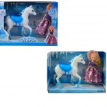 Bambola con cavallo 15 cm