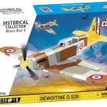 Set di costruzione dell’aereo Dewoitine D.520 di COBI (1:32), 335 pezzi