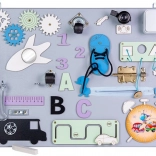 Tavola manipolativa e sensoriale in legno 50 × 37,5 cm