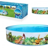 Piscina da giardino per bambini dinosauri 244 × 46 cm BESTWAY