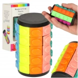 Rompicapo logico cilindro rotante a 5 file