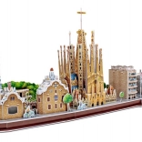 Puzzle 3D City Line Barcellona