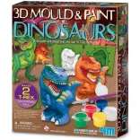 Set creativo calchi in gesso – dinosauri T‑Rex